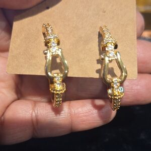Elegant Gold Hoop Earrings